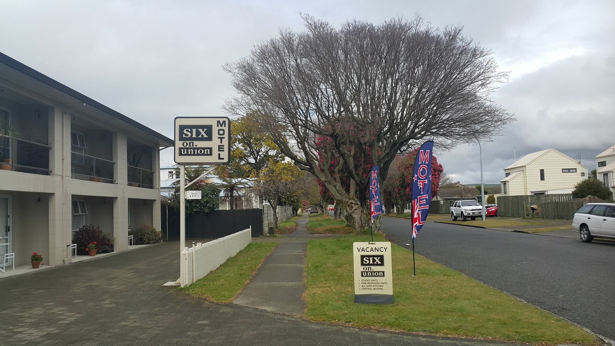 Six On Union Motel Rotorua Exterior foto